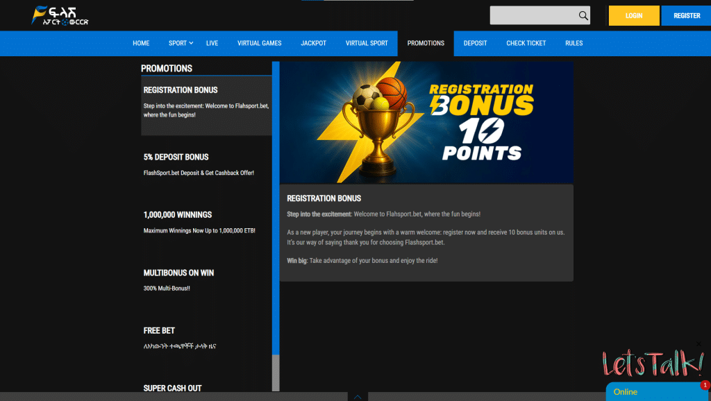 flashsportbet welcome bonus - Ispoortii.com Odeeffannoo waa’ee bonasii Flash Sport Bet Ethiopia kennu