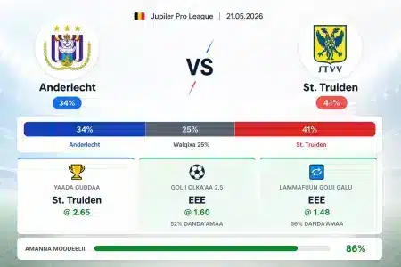Yaada: Anderlecht fi St. Truiden | 21.05.2026 | Jupiler Pro League