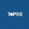 Top Sports Betting logo on a blue background, featuring a white soccer-ball graphic and bold lettering