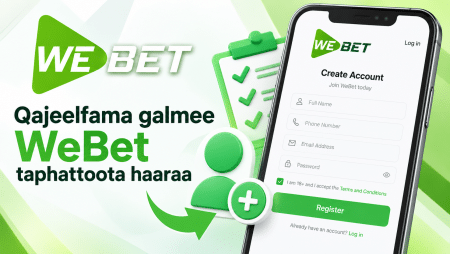 Qajeelfama galmee WeBet taphattoota haaraa
