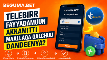 Telebirr fayyadamuun Beguma Bet irratti akkamitti maallaqa galchuu dandeenya?