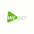 WeBet logo: green triangular play button with bold white 'WE' and 'BET' text to the right, on a white background